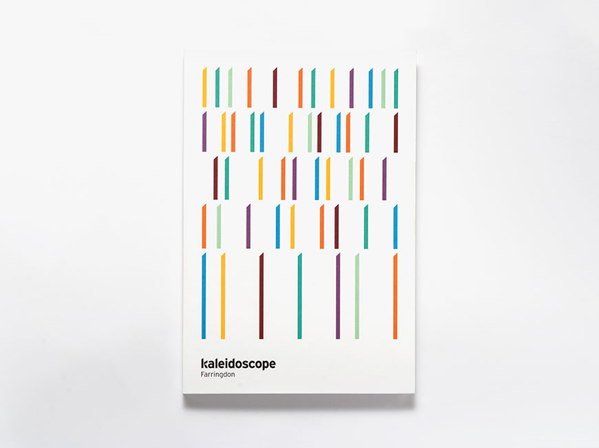Kaleidoscope Farringdon book design by Jaques Vanzo